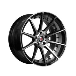 AXE EX16 20x10 ET42 5x120 BLACK POLISHED FACE & BARREL