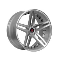 AXE EX20 22x10,5 ET25 5x130 SILVER POLISHED FACE & BARREL