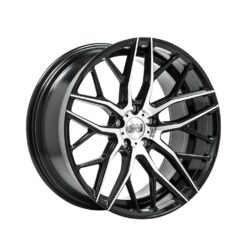 1AV ZX11 20x10 ET25 5x120 BLACK & POLISHED