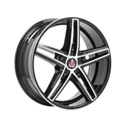 AXE EX14 20x8 ET50 5x160 BLACK & POLISHED