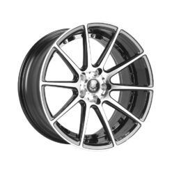 AXE EX16 19x9,5 ET42 5x120 BLACK POLISHED FACE & BLACK BARREL