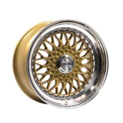 LENSO BSX 15x7 ET38 5x120 GOLD & MIRROR DISH