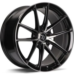 79Wheels SCF-A 19x9,5 ET38 5x112 BLACK POLISHED FACE