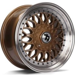 79Wheels SV-E 15x7 ET30 4x100/114 BRONZE POLISHED LIP