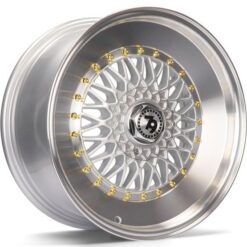 79Wheels SV-F 17x8 ET30 5x112/114 SILVER POLISHED LIP