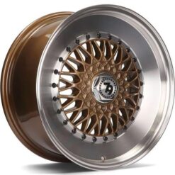79Wheels SV-F 17x8 ET30 5x112/114 BRONZE POLISHED LIP