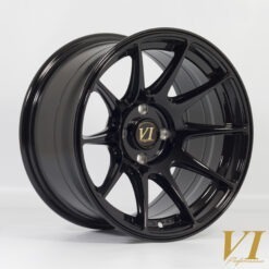 Alternative view of 6Performance BDR 15x8,25 ET0 4x100 Black