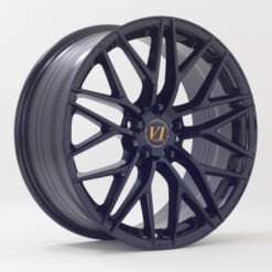 Alternative view of 6Performance Faster 18x8 ET38 5x112 Black
