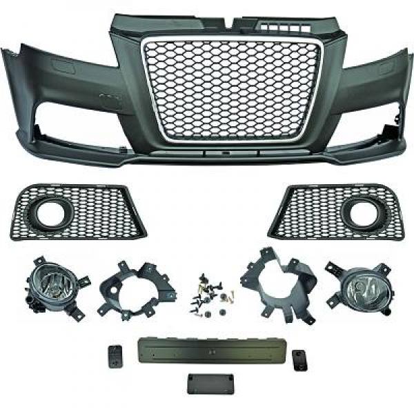Parachoques Frontal Audi A3 8P 08-12 Cromado
