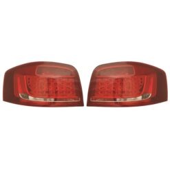 Farolins LED Audi A3 8P Vermelho/Cristal