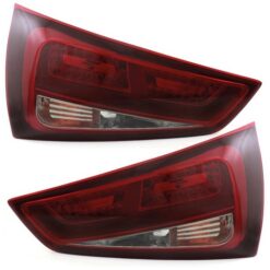 Farolins LED Audi A1 Vermelho/Escurecido