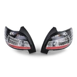 Farolins LED Peugeot 206 Escurecido/Cromado