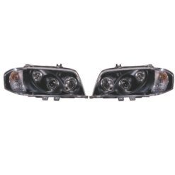Faróis Mercedes Classe C W202 Negro