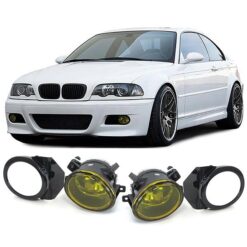 Faróis Nevoeiro BMW Série 3 E46 + Série 5 E39 Amarelo