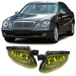 Faróis Nevoeiro Mercedes Classe E W211 Amarelo