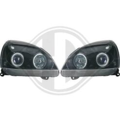 Faróis com Angel Eyes CCFL Renault Clio 2 Negro