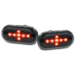 Piscas Laterais LED Smart Negro