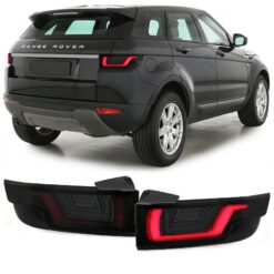 Farolins com Lightbar Range Rover Evoque LV Negro