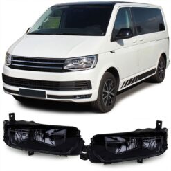 Faróis Nevoeiro Volkswagen T6 Negro