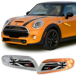 Piscas Laterais LED Mini Cooper F55/F56/F57 Preto
