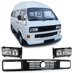 Faróis Volkswagen T2 + T3 + Grelha