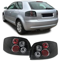 Farolins Audi A3 8P Negro