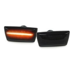 Piscas Laterais Dinâmicos LED Opel Cristal/Negro