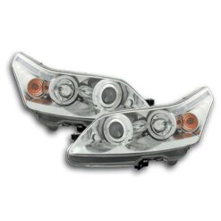 Faróis com Angel Eyes Citroën C4 Cromado