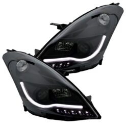 Faróis com Lightbar Suzuki Swift Negro