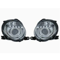 Faróis LED Fiat 500 Negro Cromado