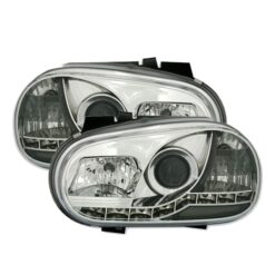 Faróis LED Volkswagen Golf 4 Cromado
