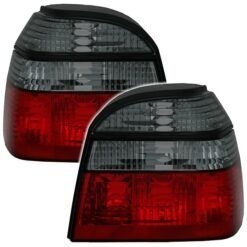Farolins Volkswagen Golf 3 Escurecido/Vermelho