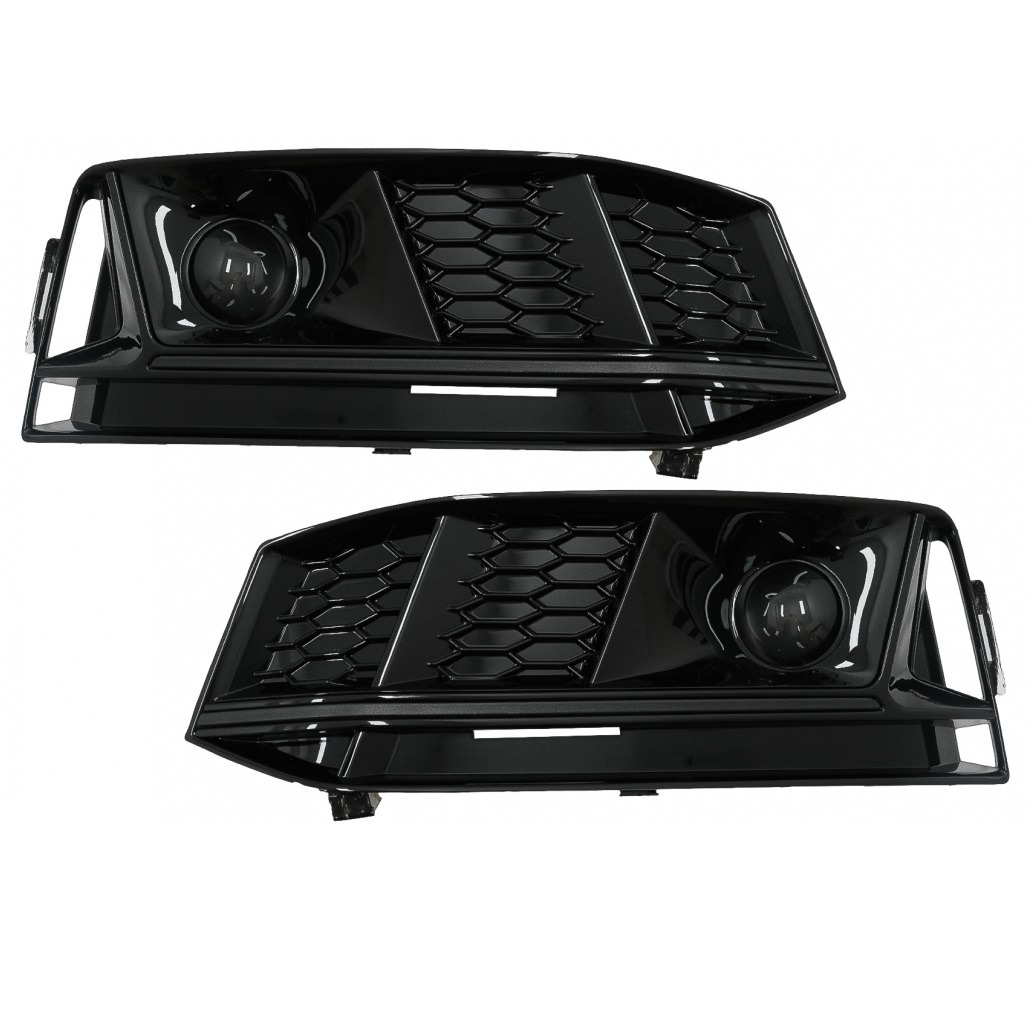 Grelhas Frontais Parachoques Audi A4 B9 Black Edition S-Line