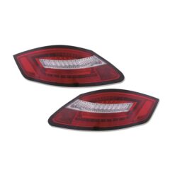 Farolins LED Porsche Boxster 987 + Cayman Cristal/Vermelho