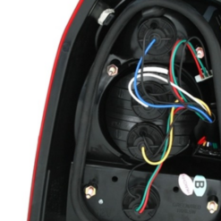 Alternative view of Farolins Audi A4 (B5) Avant Cristal/Vermelho