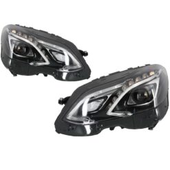 Faróis LED Mercedes Classe E W212 Negro