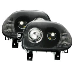 Faróis Renault Clio 2 Negro