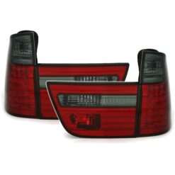 Farolins LED BMW X5 E53 Escurecido/Vermelho