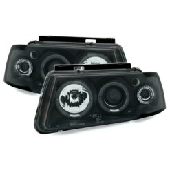 Faróis com Angel Eyes Volkswagen Passat 3B Negro