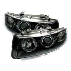 Faróis com Angel Eyes CCFL Seat Leon + Toledo 1M Negro