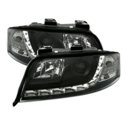 Faróis LED Diurno Audi A6 4B 01-04 Negro
