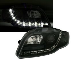 Faróis LED Audi A4 B7 Negro