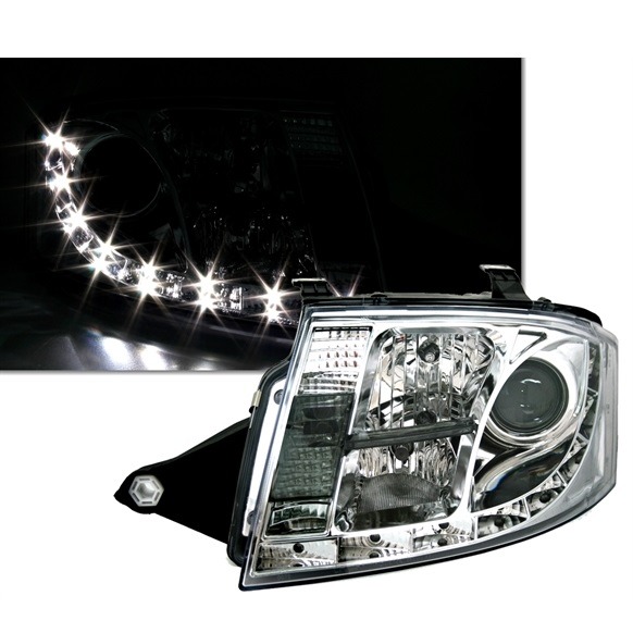 Faróis LED Audi TT 8N Cromado