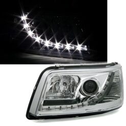 Faróis LED Volkswagen T5 Cromado