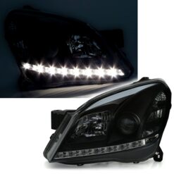 Faróis LED Opel Astra H Negro