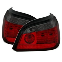 Farolins LED BMW Série 5 E60 Vermelho/Escurecido PL