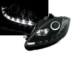 Faróis LED Seat Altea + Leon 1P + Toledo Negro
