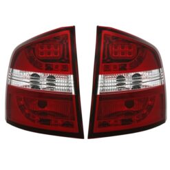 Farolins LED Skoda Octavia Vermelho/Cristal