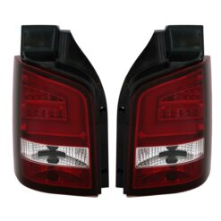 Farolins com Lightbar Volkswagen T5 Cristal/Vermelho