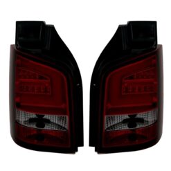 Farolins com Lightbar Volkswagen T5 Vermelho/Escurecido